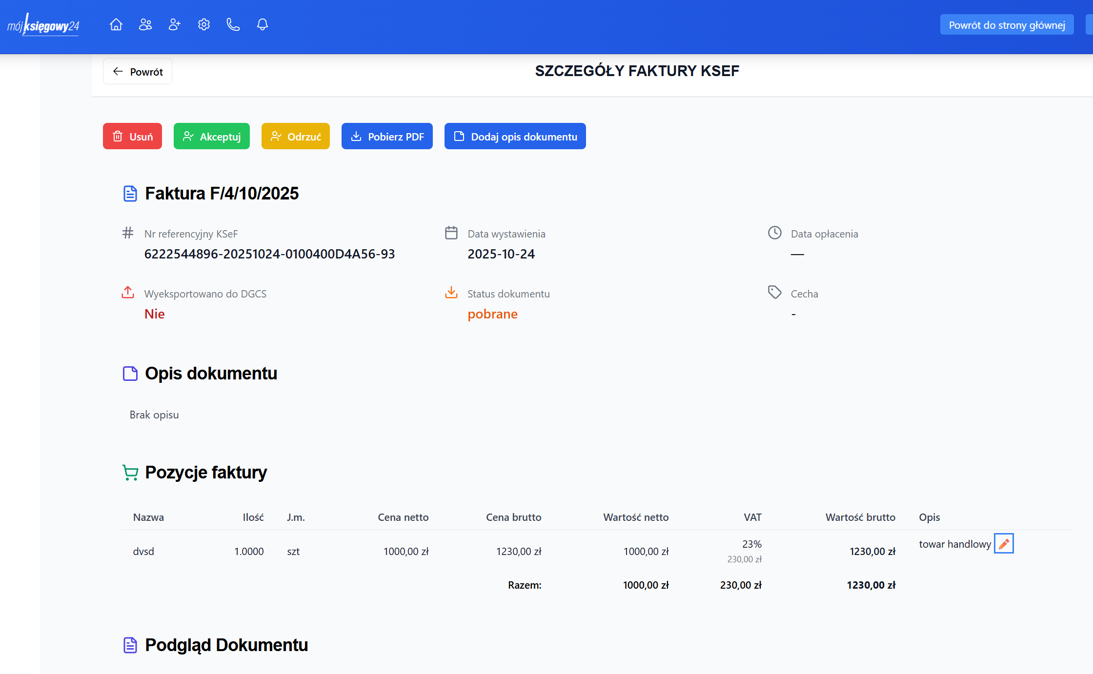 Portal KSeF - korzyści dla biura